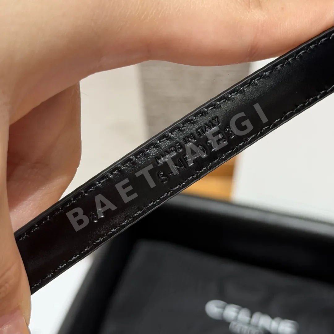셀린느 메종 13mm 가죽 벨트 상세 이미지 7