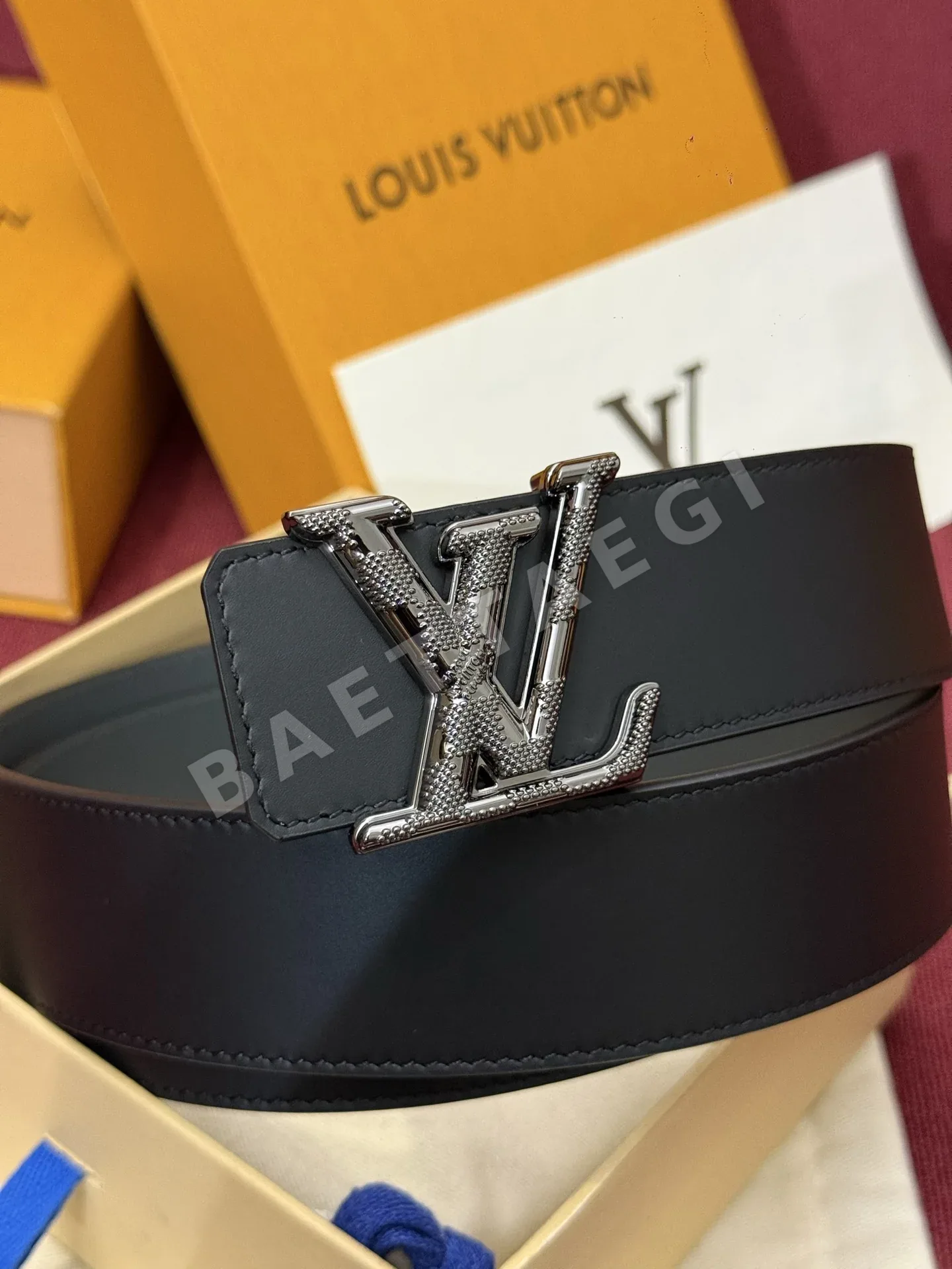 루이비통 다미에 LV 리버시블 벨트 상세 이미지 7
