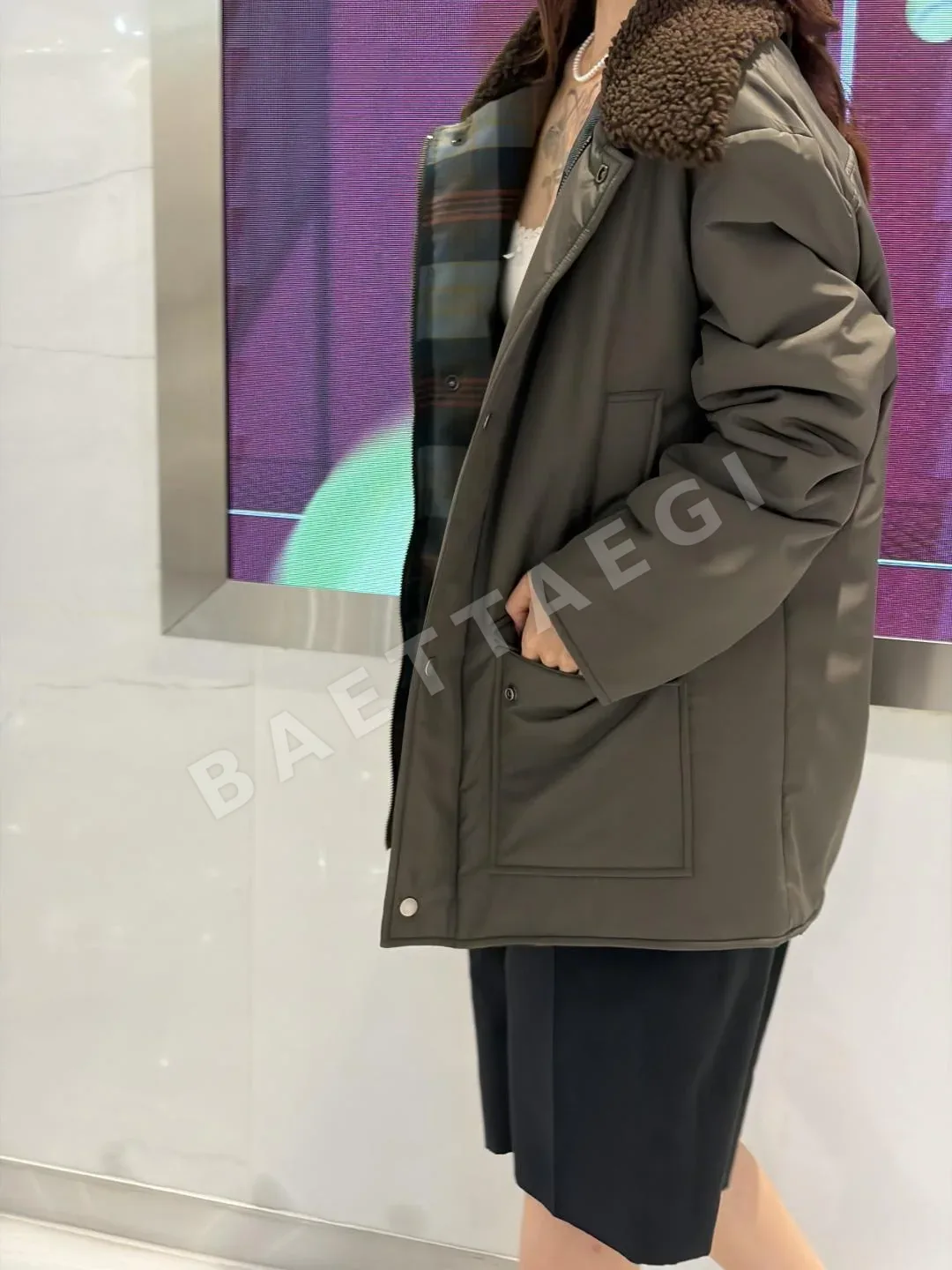 마르지엘라 리버서블 퍼카라 코튼 자켓 상세 이미지 8