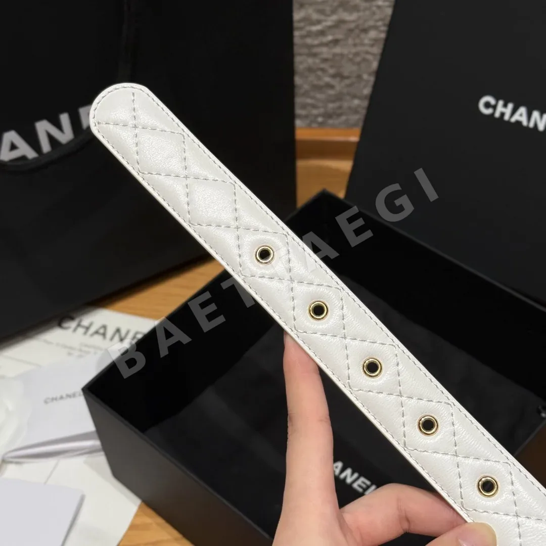 샤넬 더블 C 램스킨 벨트 상세 이미지 7