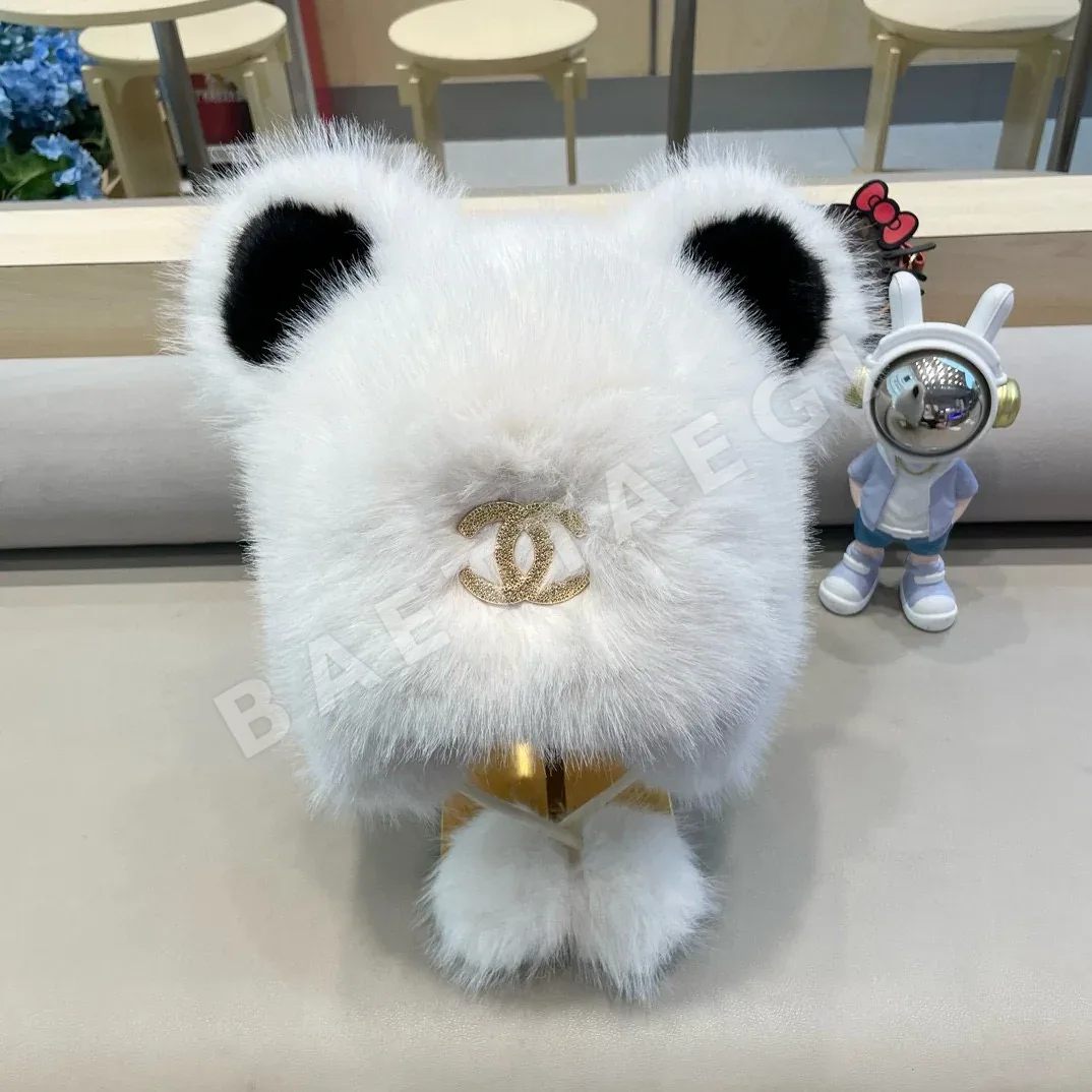 샤넬 페이크 퍼 곰 귀 모자 상세 이미지 9