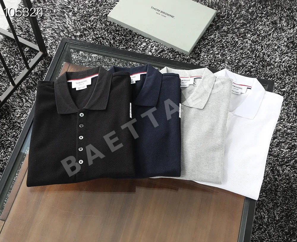 톰브라운 4바 스트라이프 남성 반팔 티셔츠 상세 이미지 9