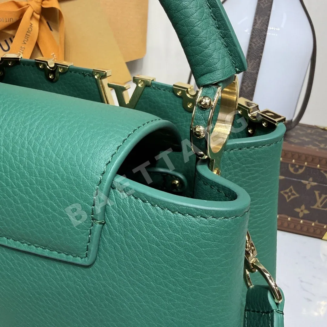 루이비통 캡슐 BB 더블 숄더 벨벳 핸드백 M29423 상세 이미지 8