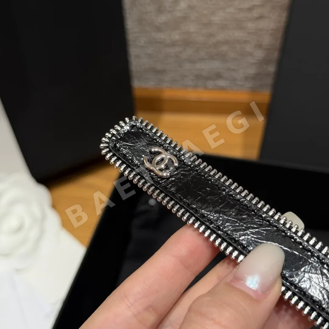샤넬 지퍼 가죽 체인 벨트 상세 이미지 6