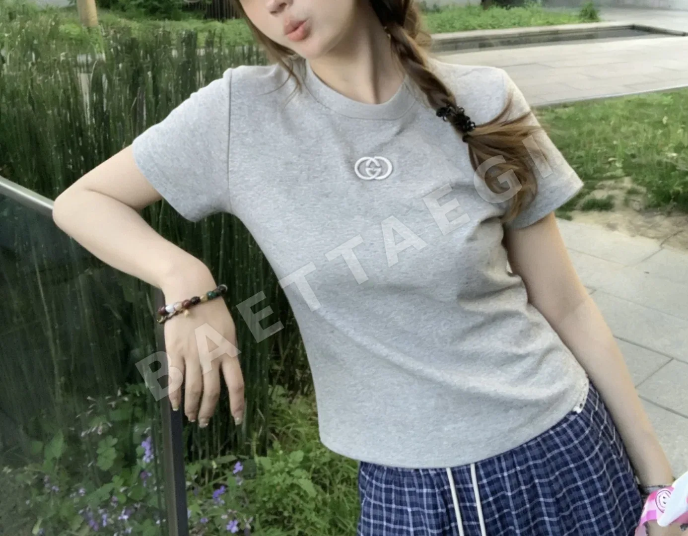 구찌 여성 반팔 티셔츠 상세 이미지 9