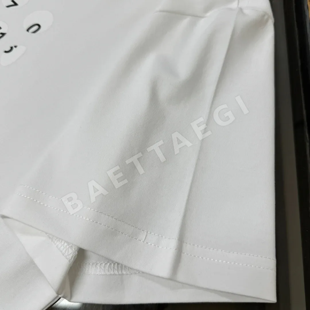 마르지엘라 프린트 로고 남성 반팔 티셔츠 상세 이미지 8