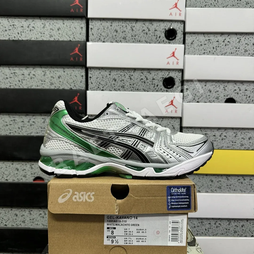 아식스 [LZ] 젤 카야노 14 1201A019-110 200591 Asics Gel-Kayano 14 White Malachite Green