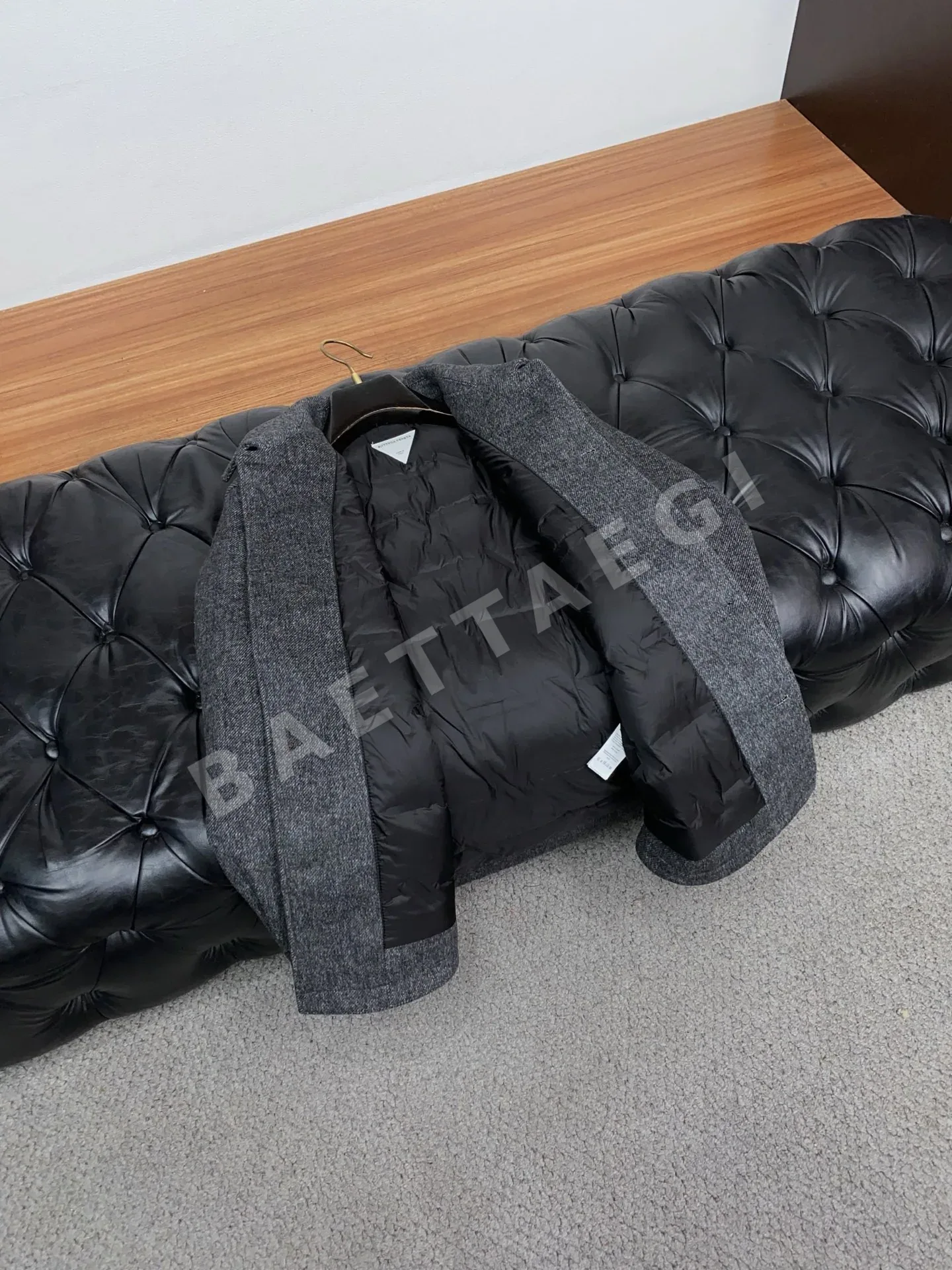 보테가베네타 울 다운 슬림핏 남성 자켓 상세 이미지 7