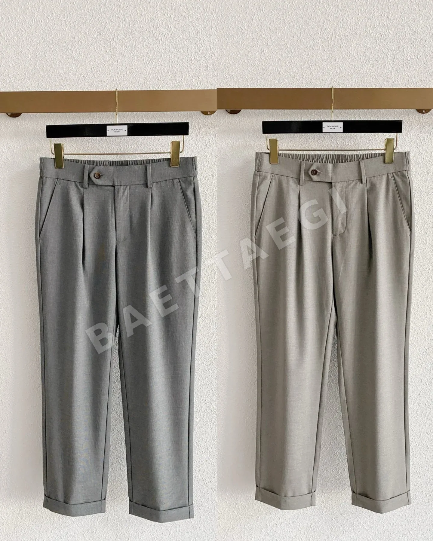 브루넬로쿠치넬리 면 혼방 남성 바지 상세 이미지 9