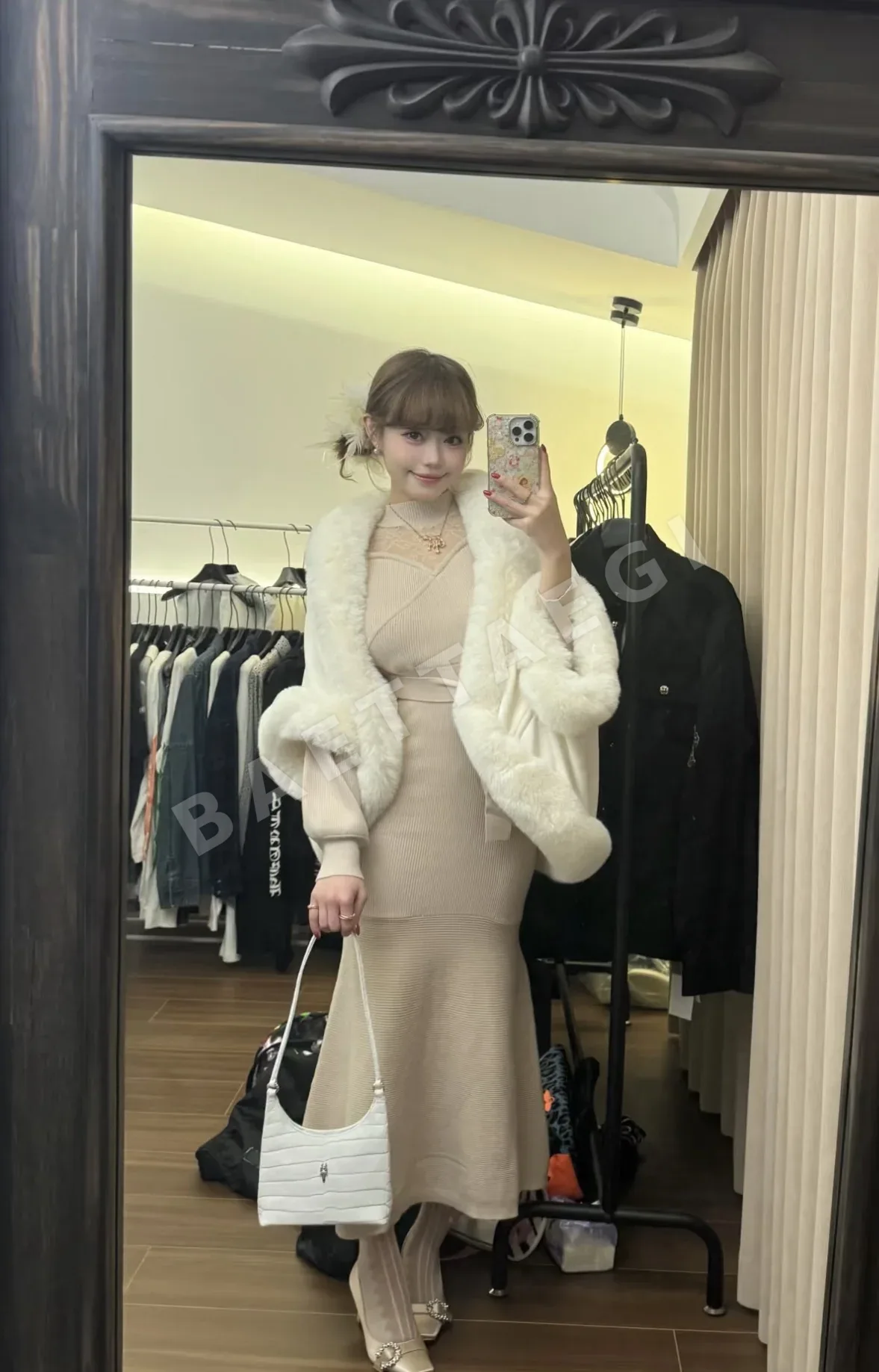 크롬하츠 화이트 크로커다일 가방 상세 이미지 10