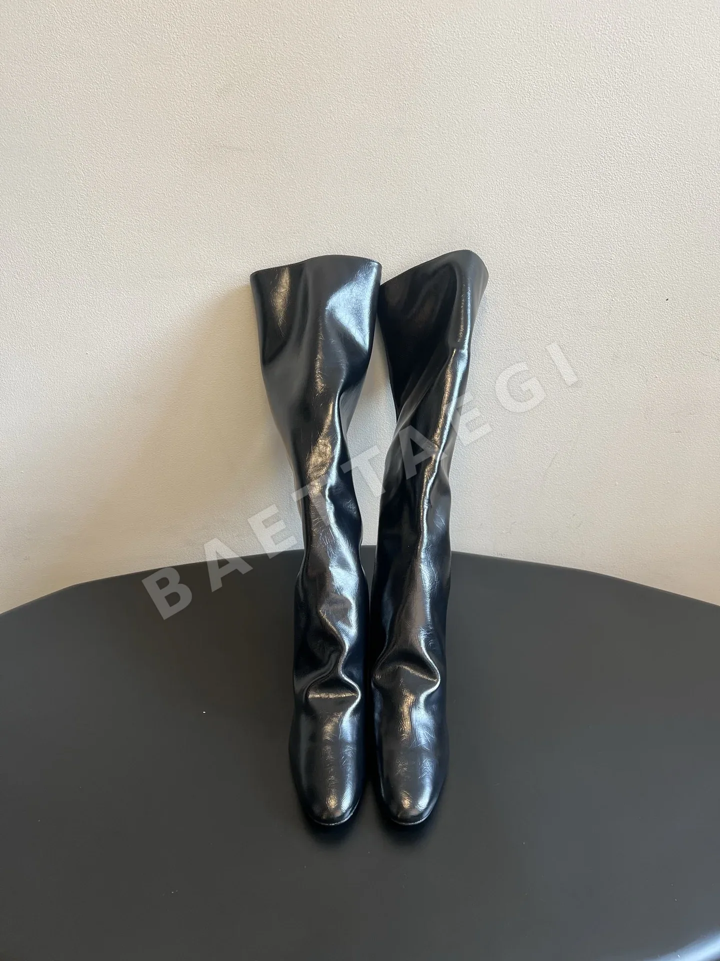 더로우 부츠 PU 슬라우치 타입 207471