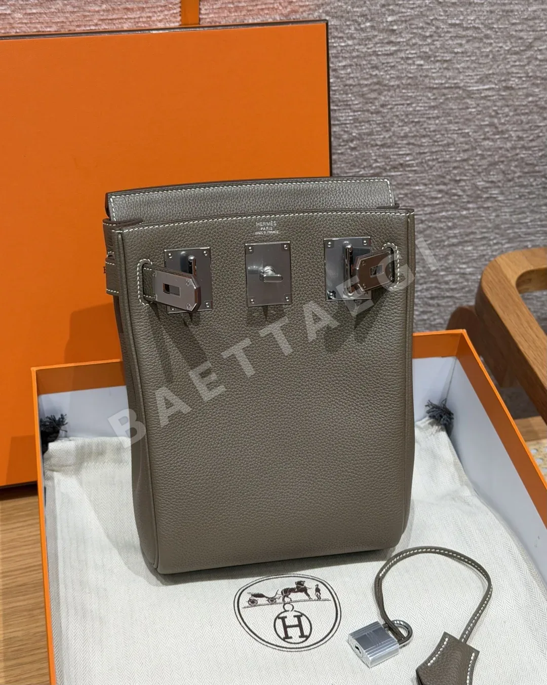 에르메스 핵 아 도 토고 가죽 백팩 166661