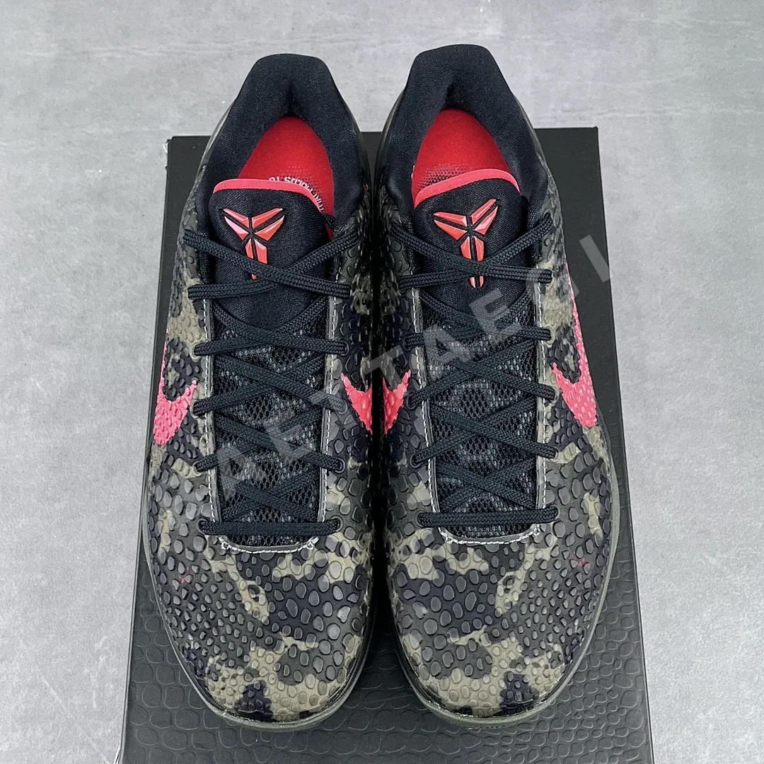 나이키 [GX] 코비 6 프로트로 블랙 레드 FQ3546-001 201374 Nike Kobe 6 Protro Italian Camo ZK6 상세 이미지 5