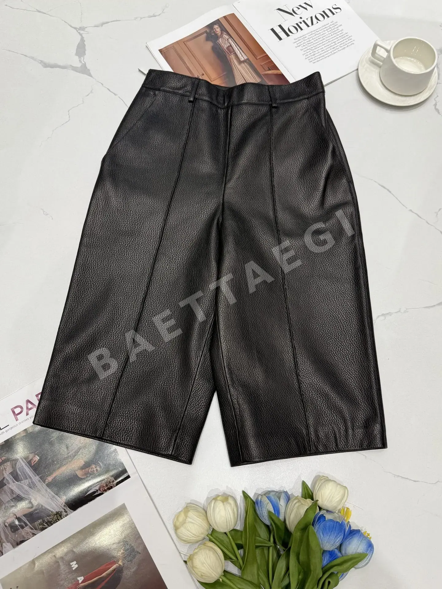 에르메스 램스킨 여성 바지 153990