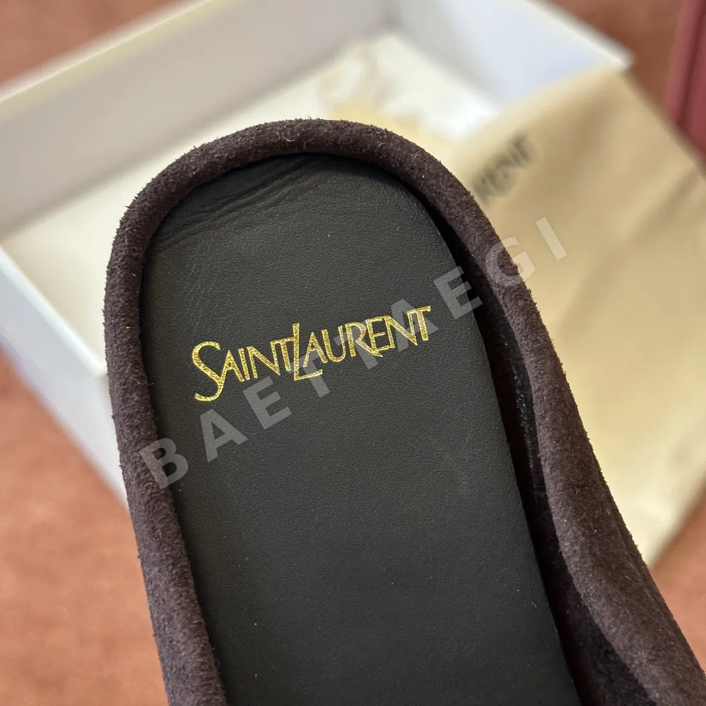 생로랑 YSL 앞코 덮인 뮬 상세 이미지 5