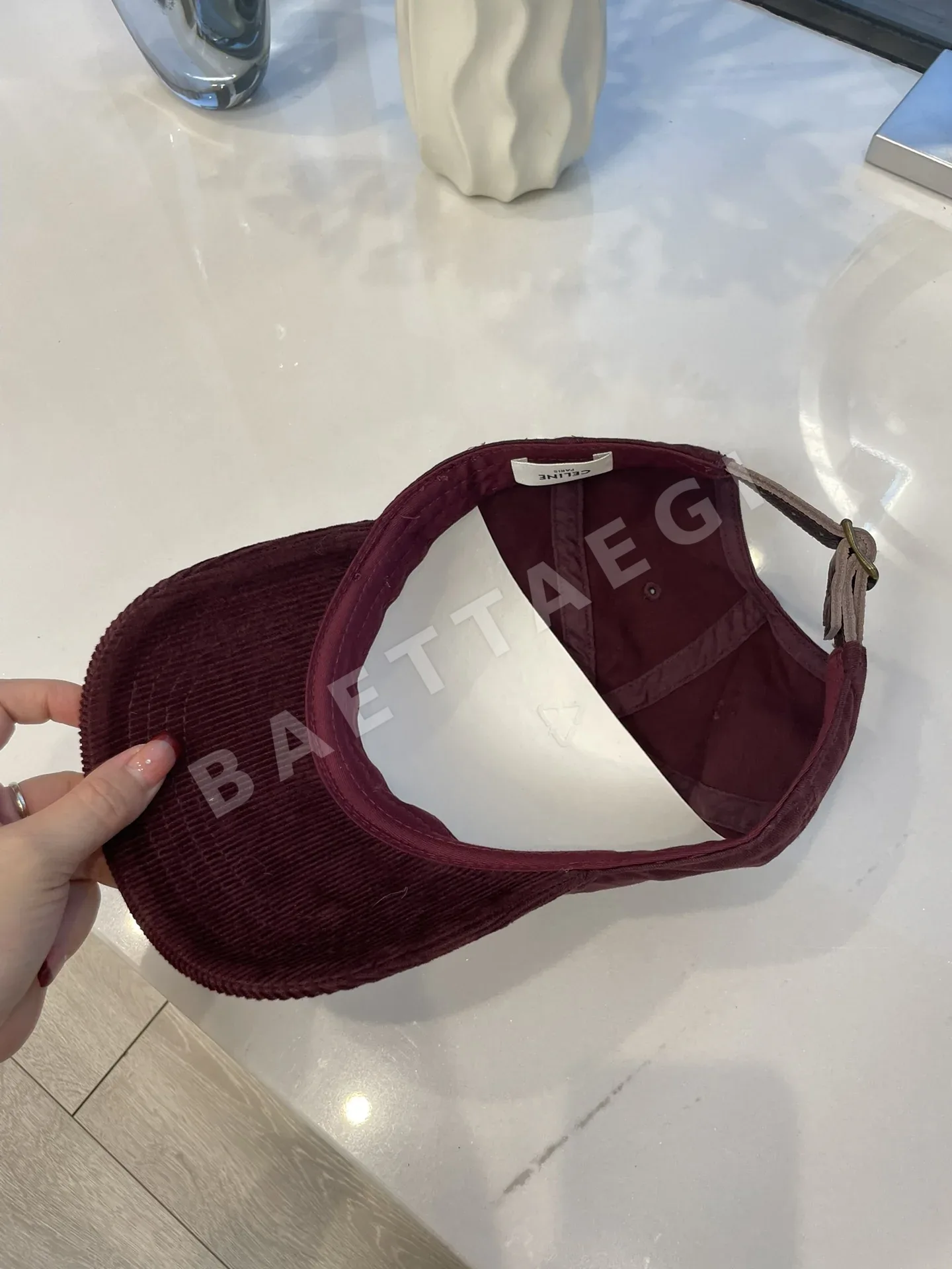 셀린느 패치워크 자수 엠블럼 야구모자 상세 이미지 7