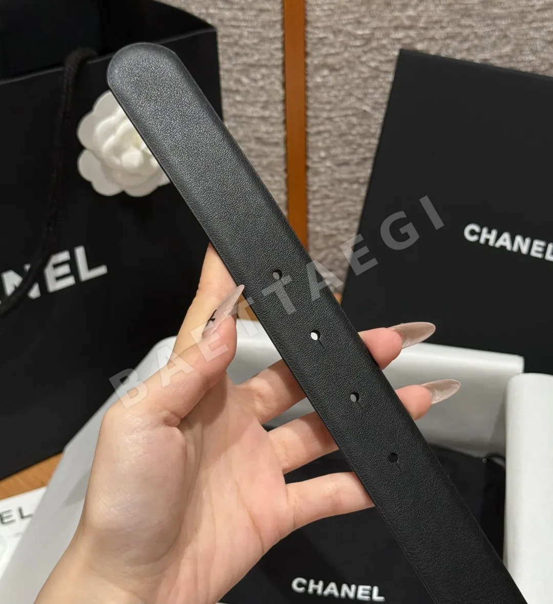 샤넬 클래식 더블 C 라인스톤 벨트 상세 이미지 7