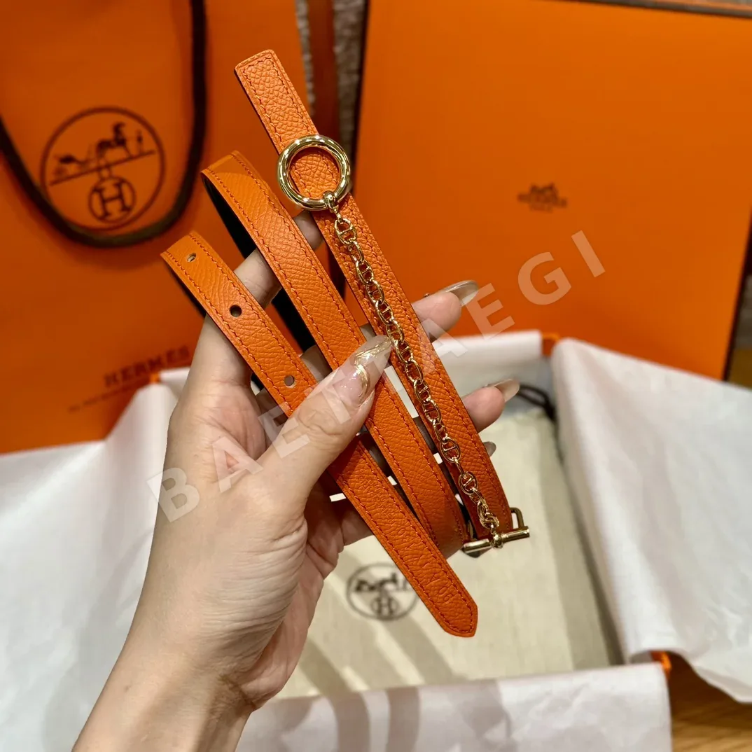 에르메스 팔라듐 도금 메탈 잠금장치 벨트 상세 이미지 3
