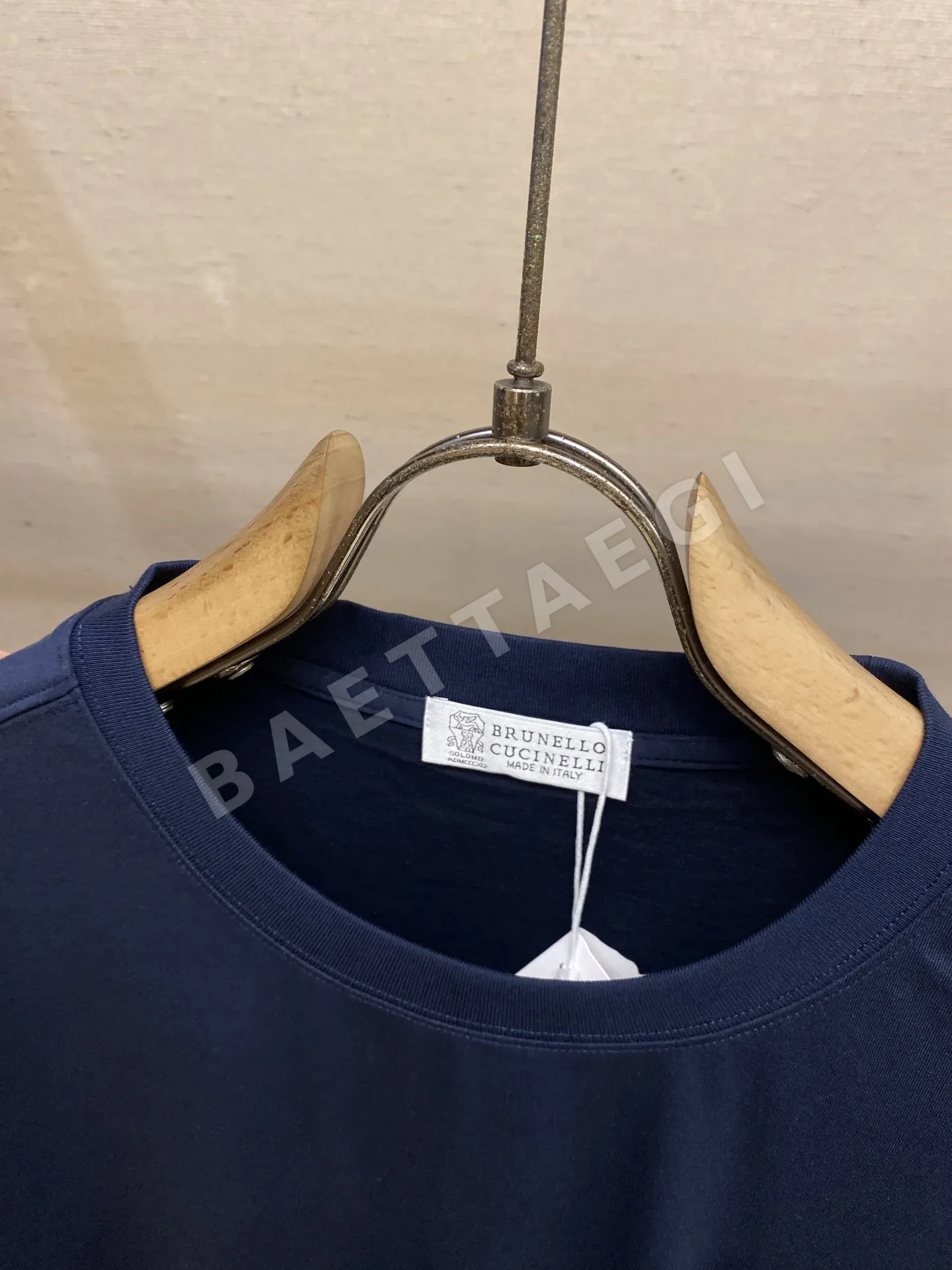브루넬로쿠치넬리 혼방 반팔 티셔츠 상세 이미지 4