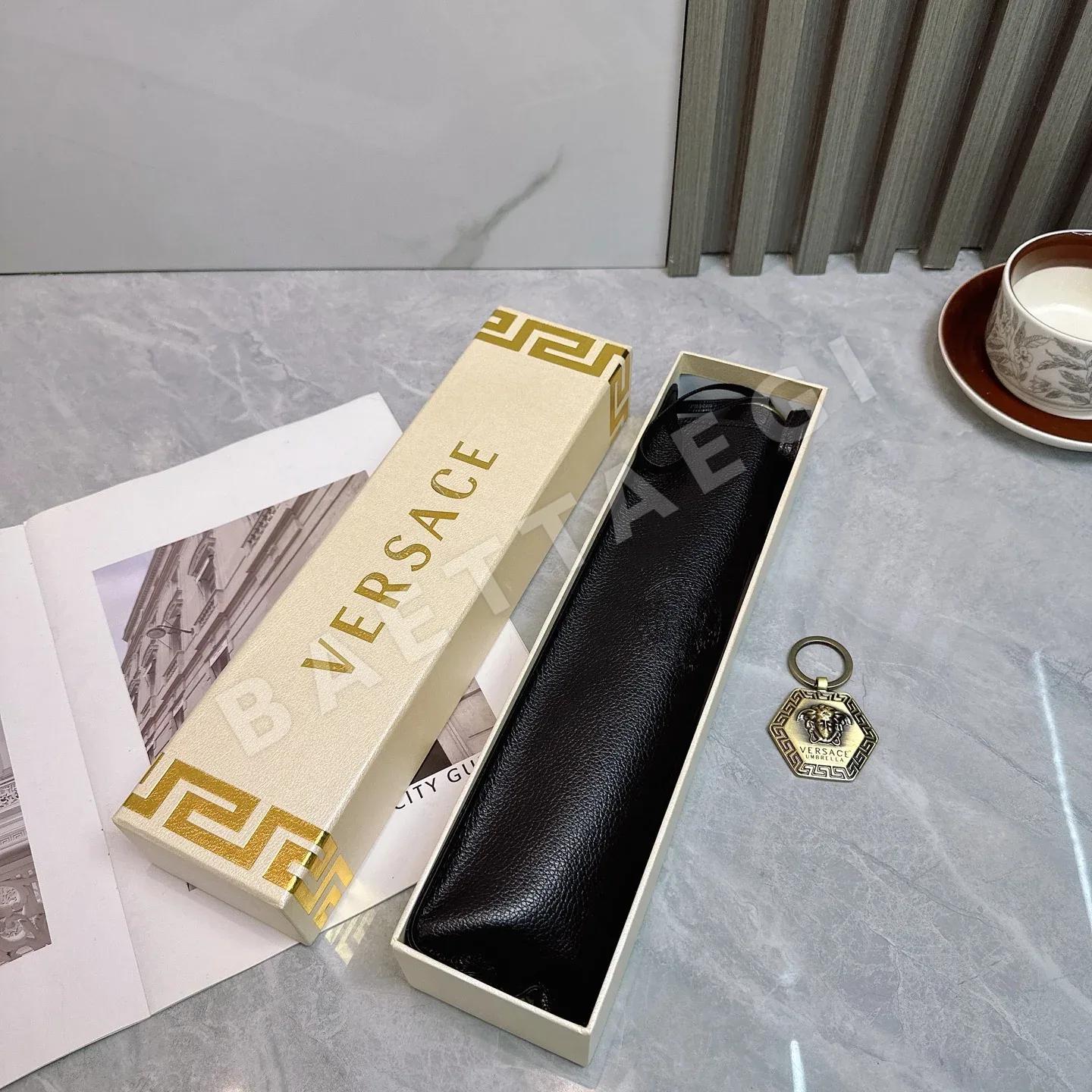 베르사체 전자동 접이식 우산 85669