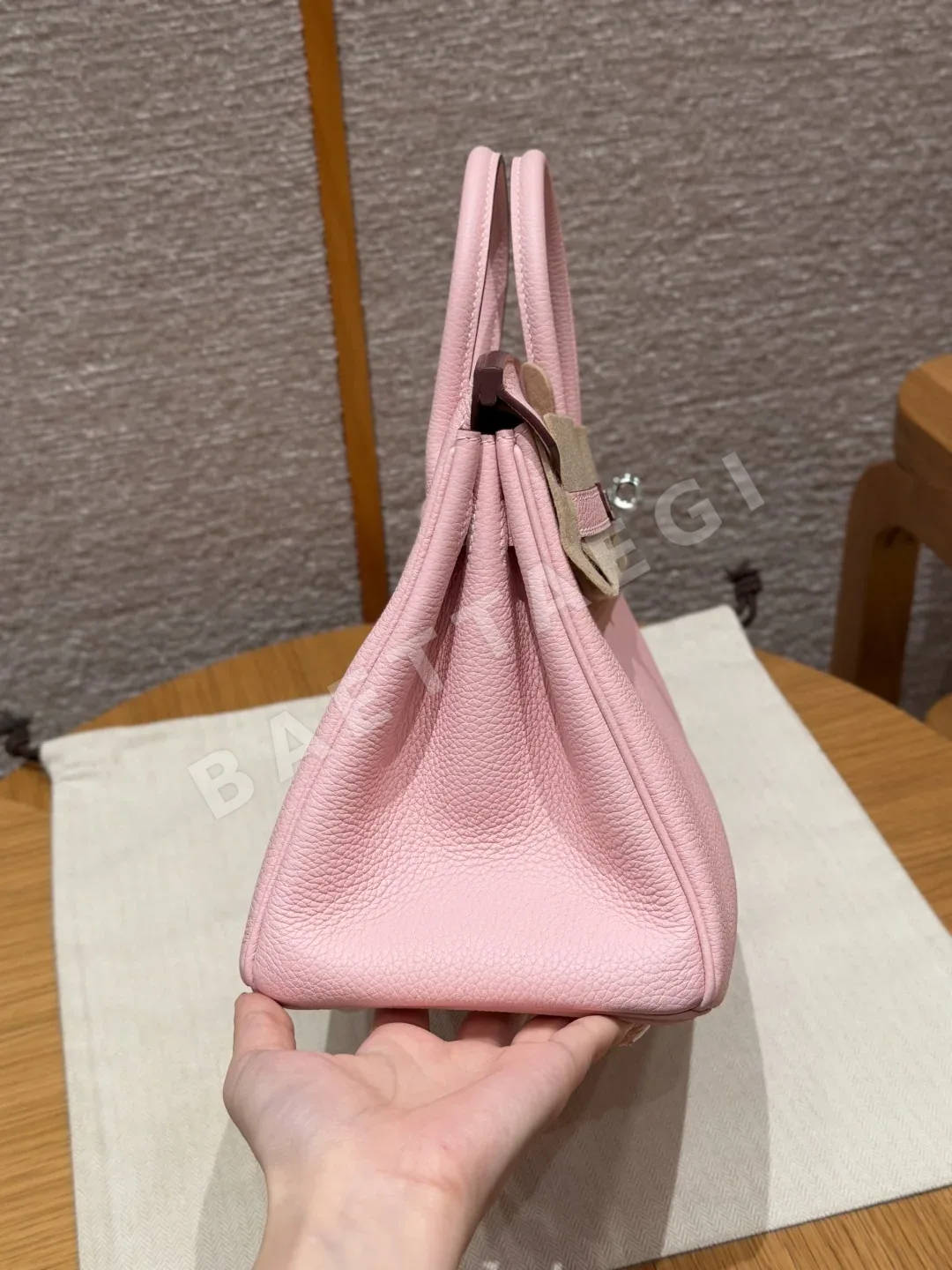 에르메스 버킨 25 토고 가죽 지갑 상세 이미지 3