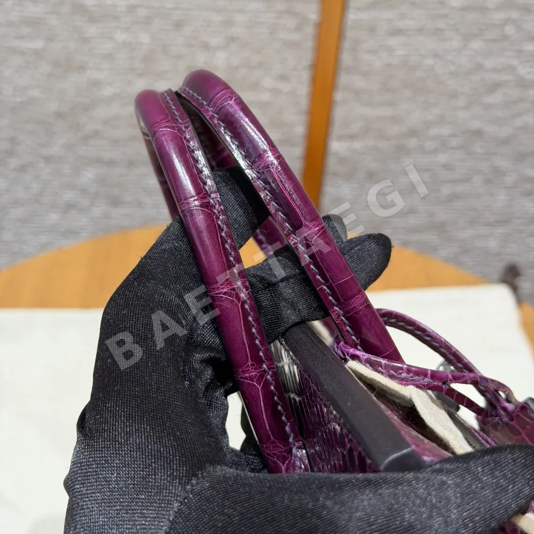 에르메스 버킨 25 cm 미시시피 악어가죽 가방 상세 이미지 9