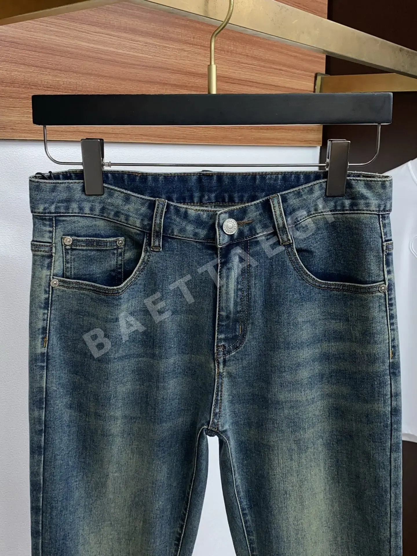 베르사체 데님 남성 바지 상세 이미지 3