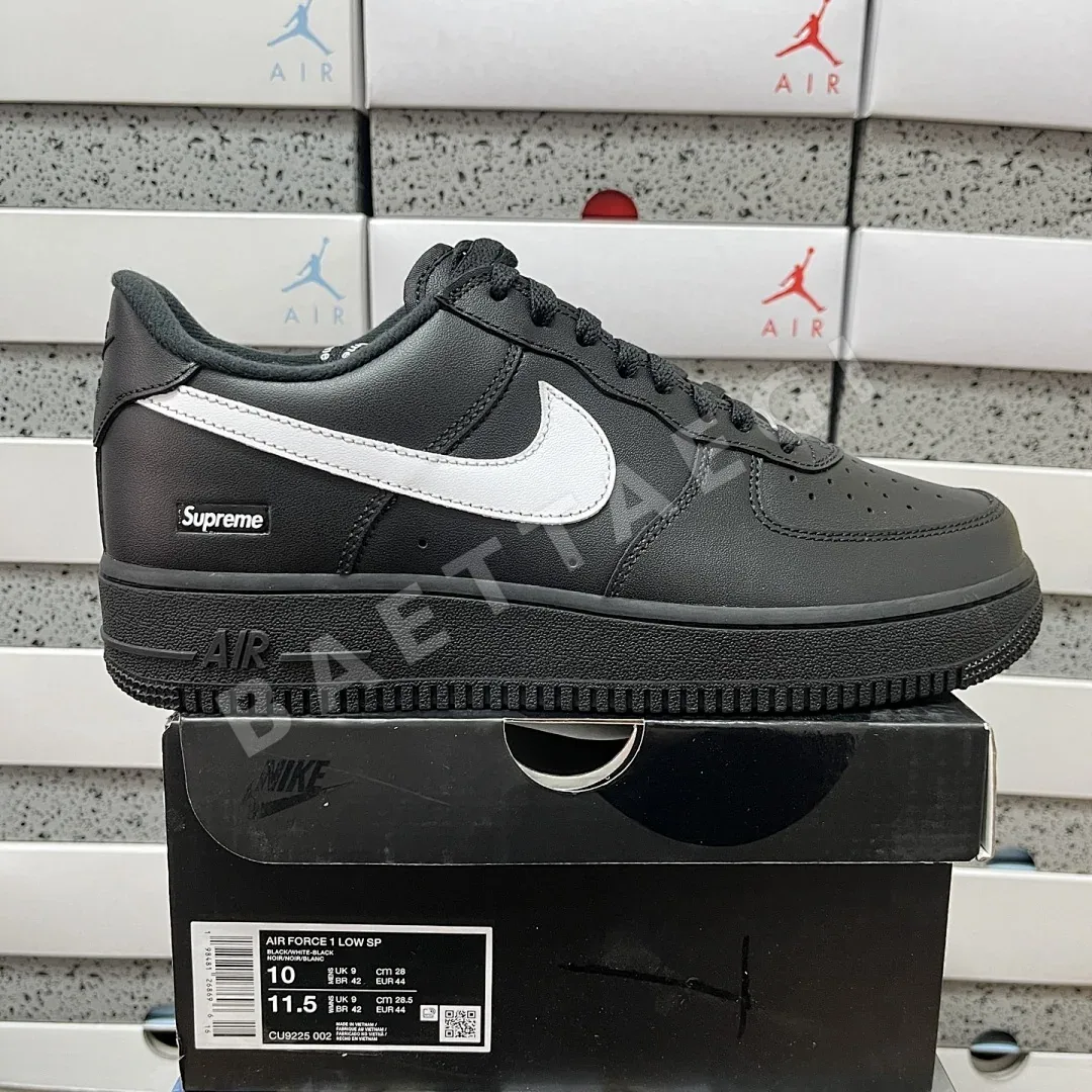 나이키 [MAX] 에어 포스 1 로우 CU9225-002 201088 Nike Air Force 1 Low Supreme Black White