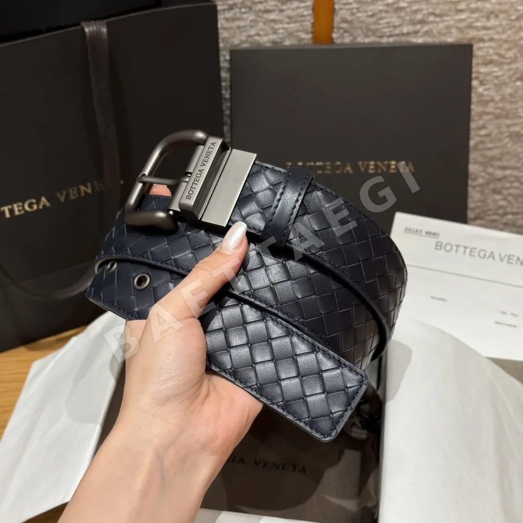 보테가베네타 리버시블 송아지가죽 벨트 상세 이미지 3