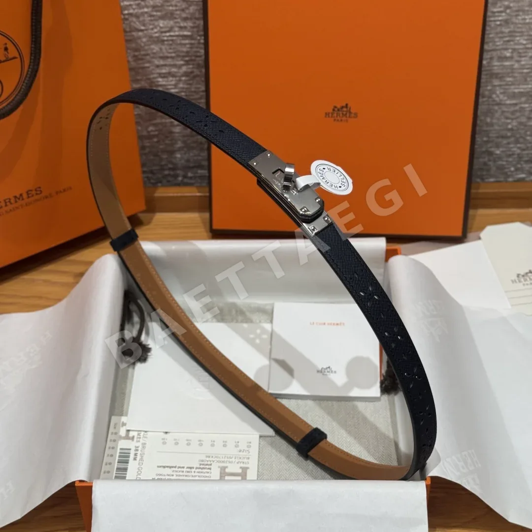 에르메스 켈리 버클 스테인리스 스틸 벨트 상세 이미지 5