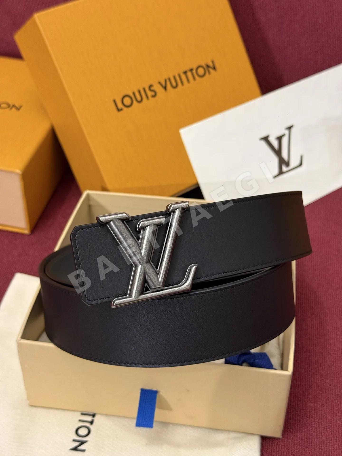 루이비통 다미에 LV 리버시블 벨트 상세 이미지 7