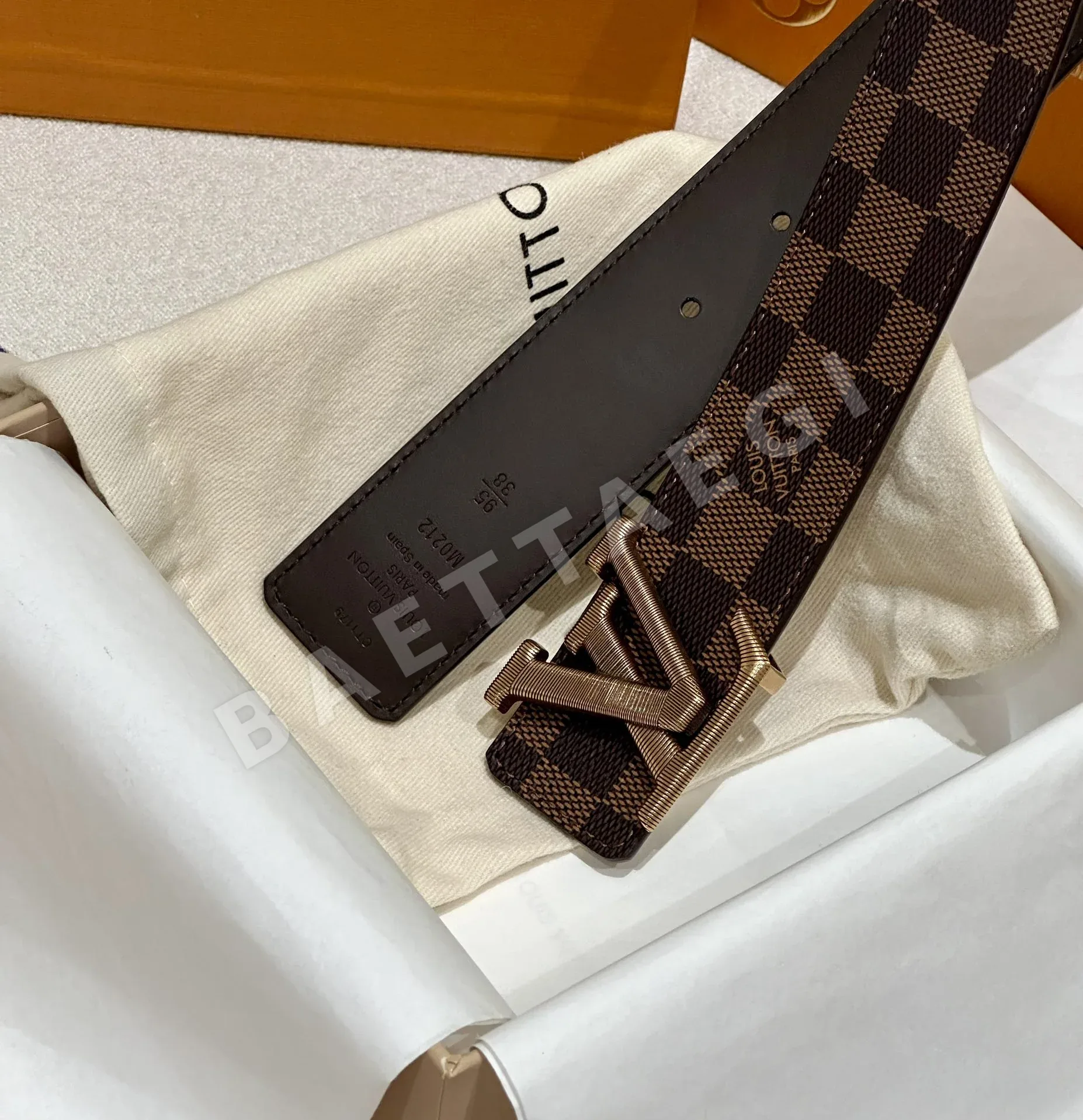 루이비통 모노그램 캔버스 양면 벨트 상세 이미지 5