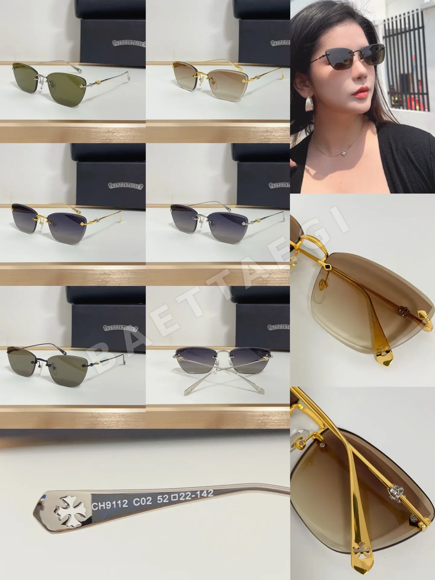 크롬하츠 선글라스 54636 Chrome Hearts Sunglasses