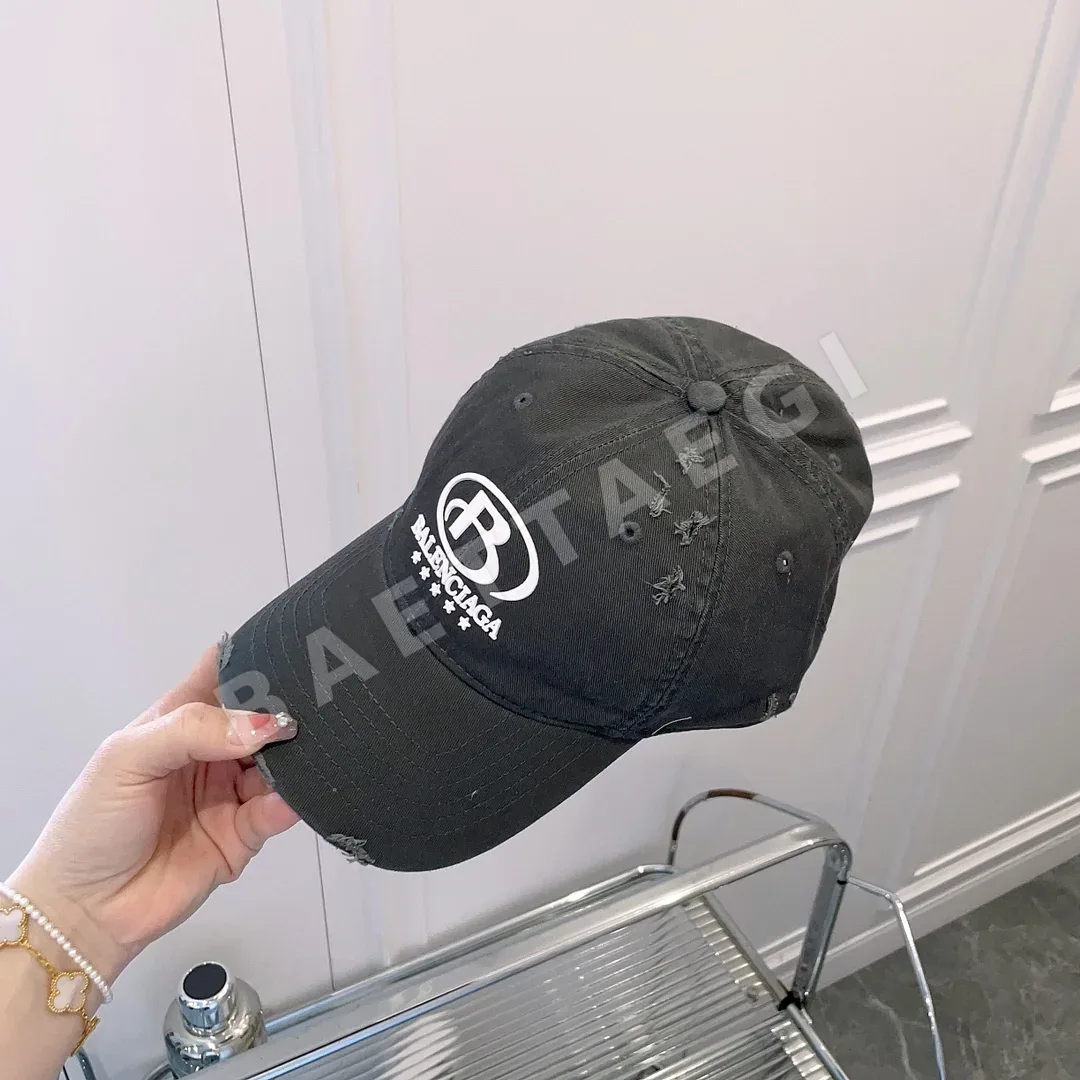 발렌시아가 더블 B 버클 코튼 베이스볼 캡 상세 이미지 4