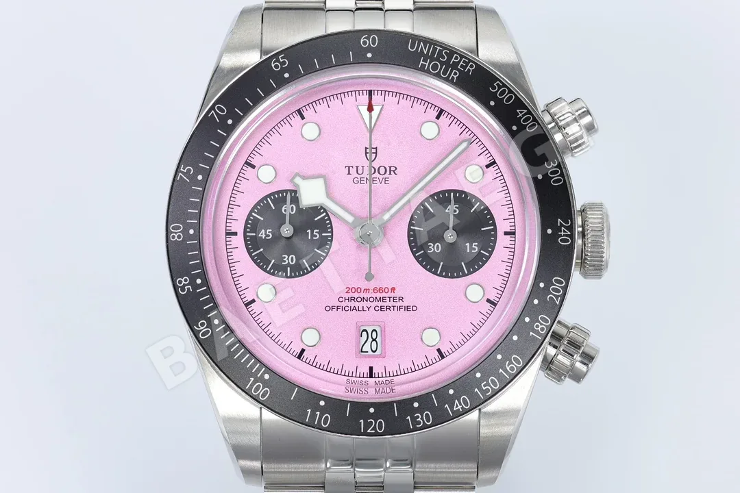 튜더 블랙베이 크로노그래프 타키미터 베젤 ZF 공장 남성 시계 레플리카 45592 Tudor 상세 이미지 2