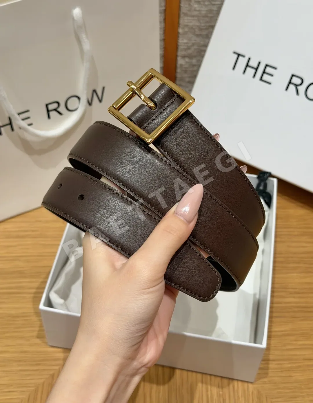 더로우 클래식 32mm 송아지가죽 벨트 상세 이미지 2