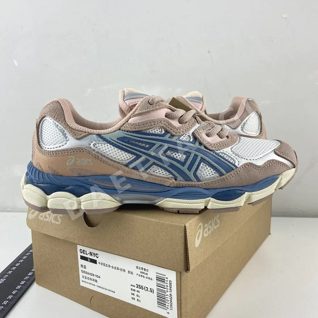 아식스 [HP] 젤 NYC 1202A429-104 200210 Asics Gel-NYC Cream Grey Floss Salmon 상세 이미지 5