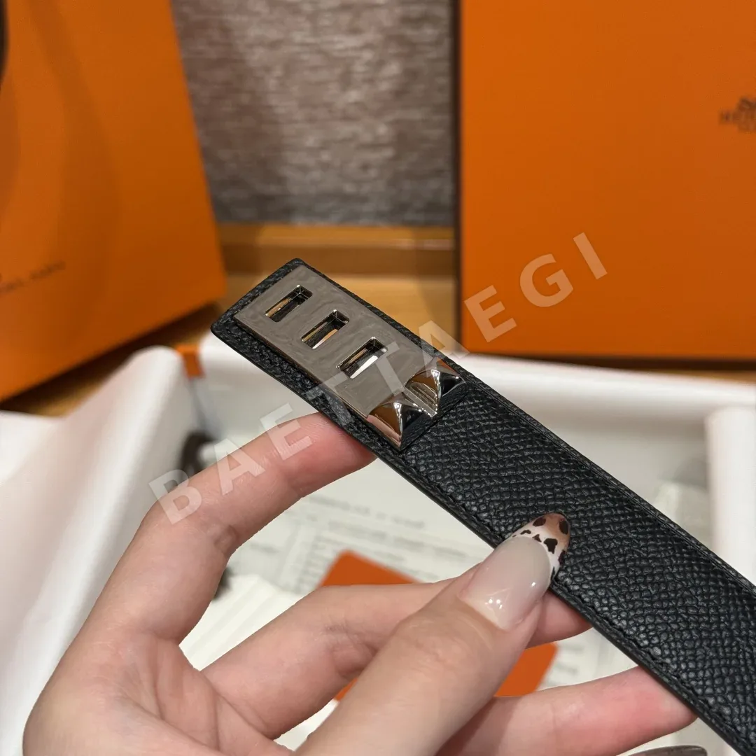 에르메스 카프스킨 켈리 버클 벨트 상세 이미지 7