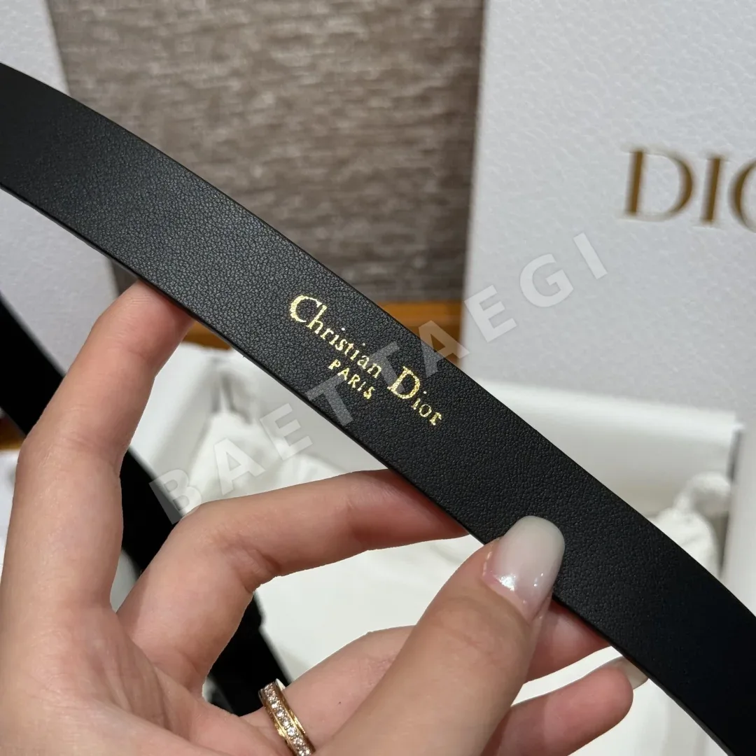 디올 CD 버클 스웨이드 벨트 상세 이미지 9