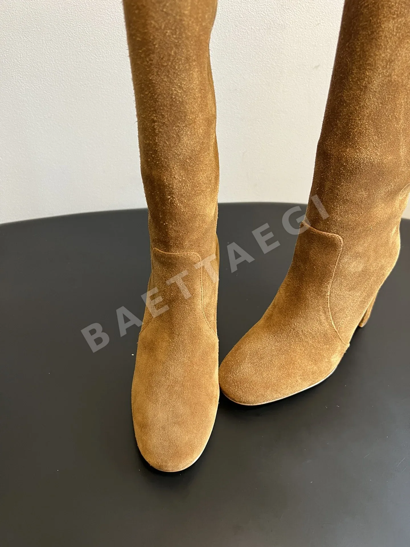 지안비토 로시 지안비토 스웨이드 청키힐 하이부츠 상세 이미지 3