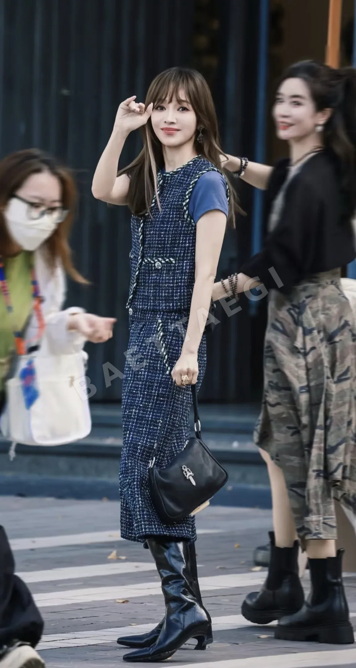 크롬하츠 미디엄 블랙 치킨너겟백 가방 상세 이미지 15