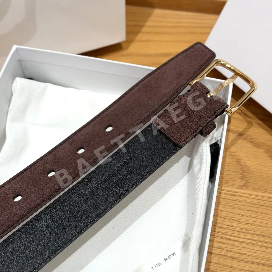 더로우 클래식 스웨이드 가죽 벨트 30mm 상세 이미지 9