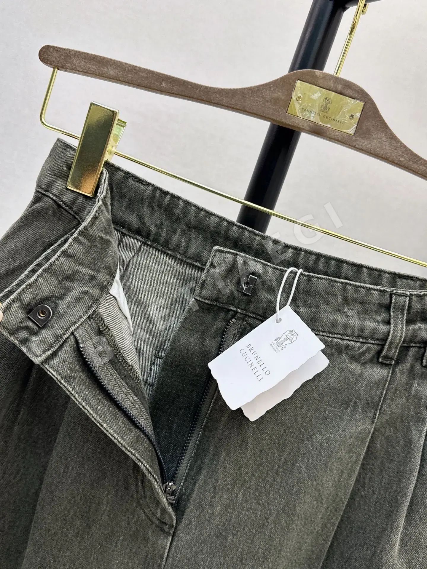 브루넬로쿠치넬리 워시드 데님 여성 바지 상세 이미지 5