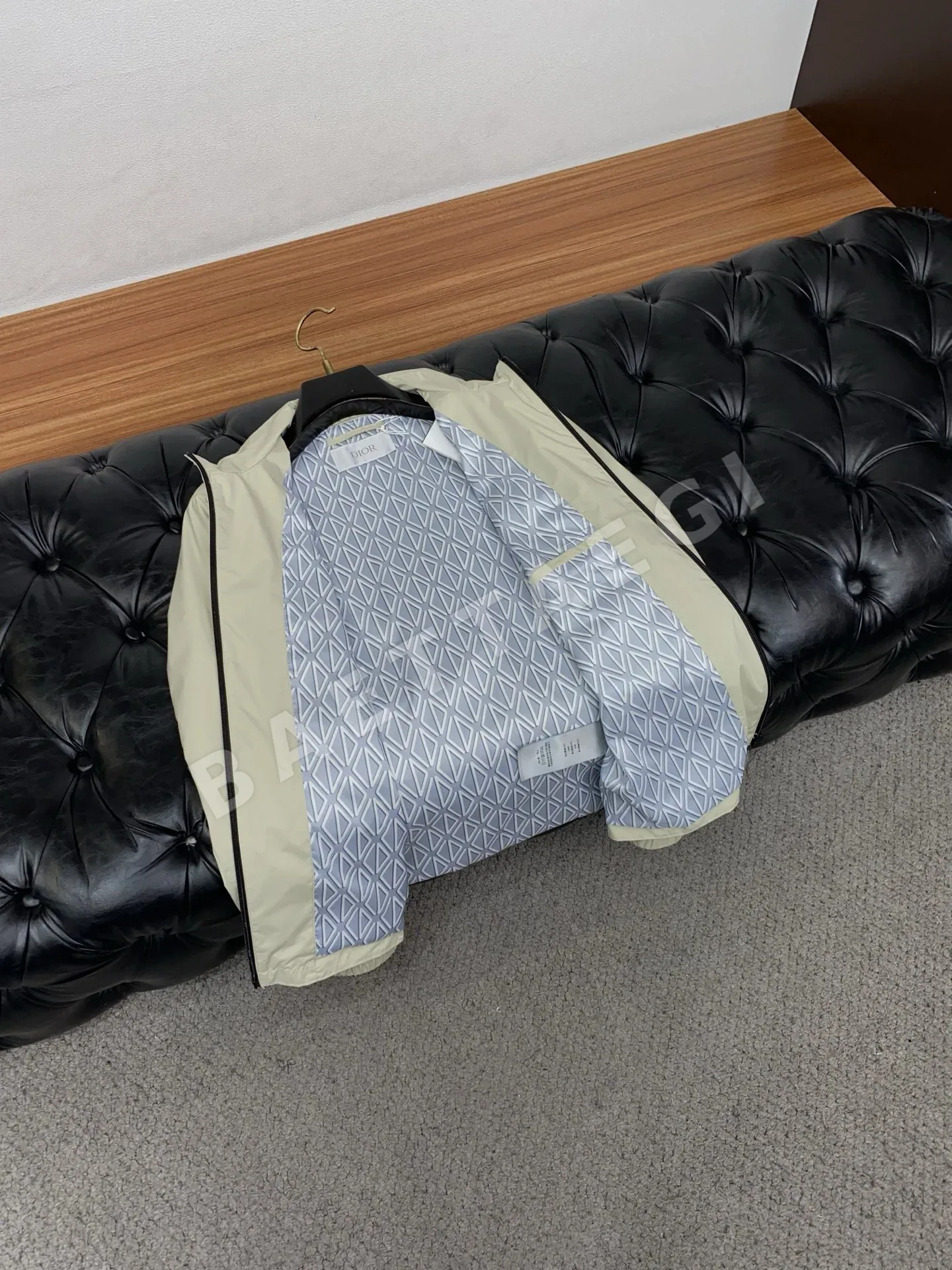 디올 슬림핏 집업 자켓 남성 상세 이미지 7