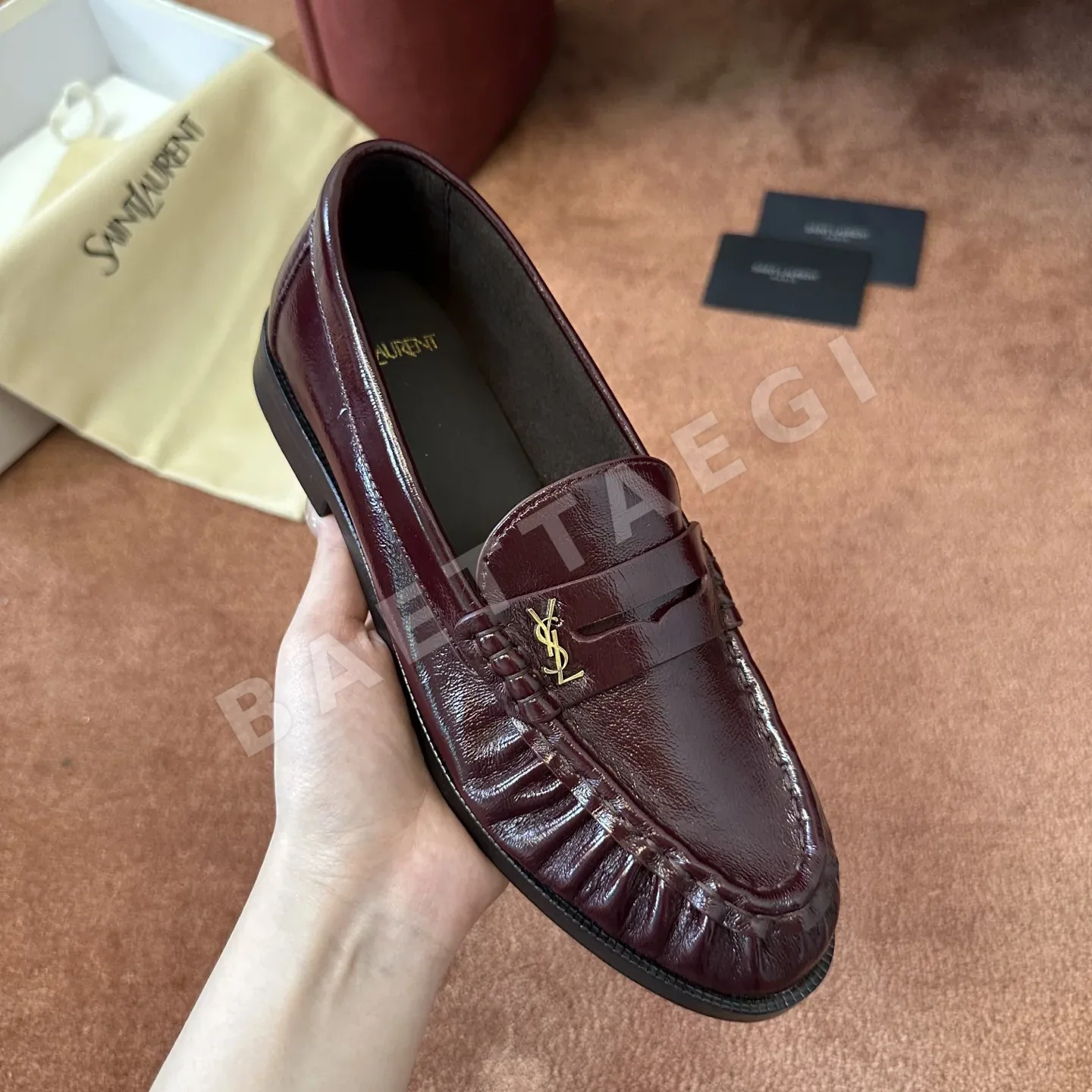 생로랑 YSL 뮬 앞코 덮인 로퍼 상세 이미지 4