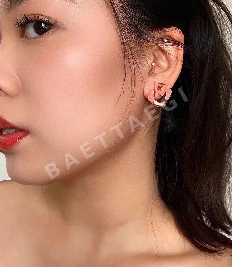 지방시 G 로고 컬러 블록 인피니티 스터드 귀걸이 상세 이미지 2