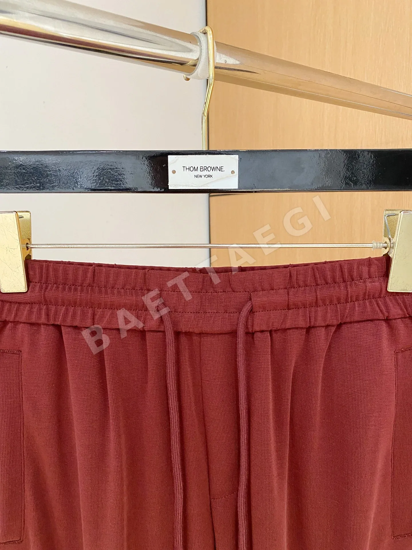 브루넬로쿠치넬리 에어리 라이스 그레인 체크 남성 바지 상세 이미지 3
