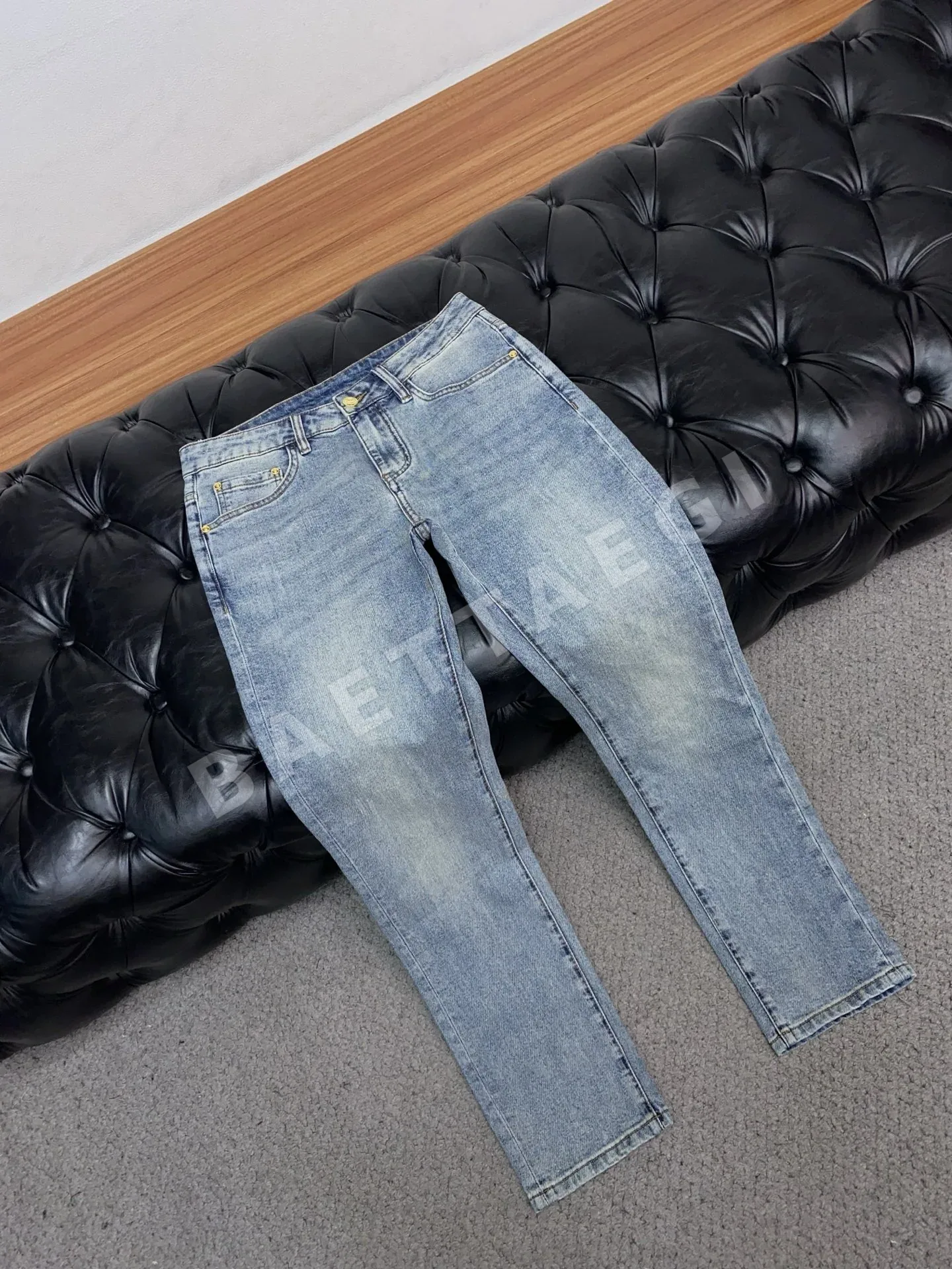 펜디 하드웨어 커스텀 데님 청바지 상세 이미지 6