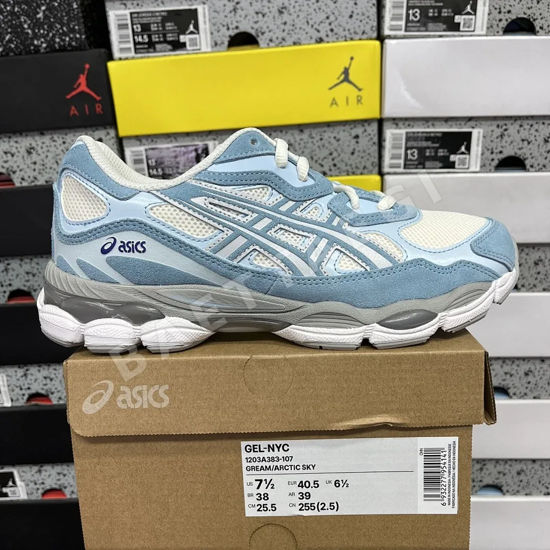아식스 [ZC] 젤 NYC 1203A383-107 200327 Asics Gel-NYC Cream Arctic Sky