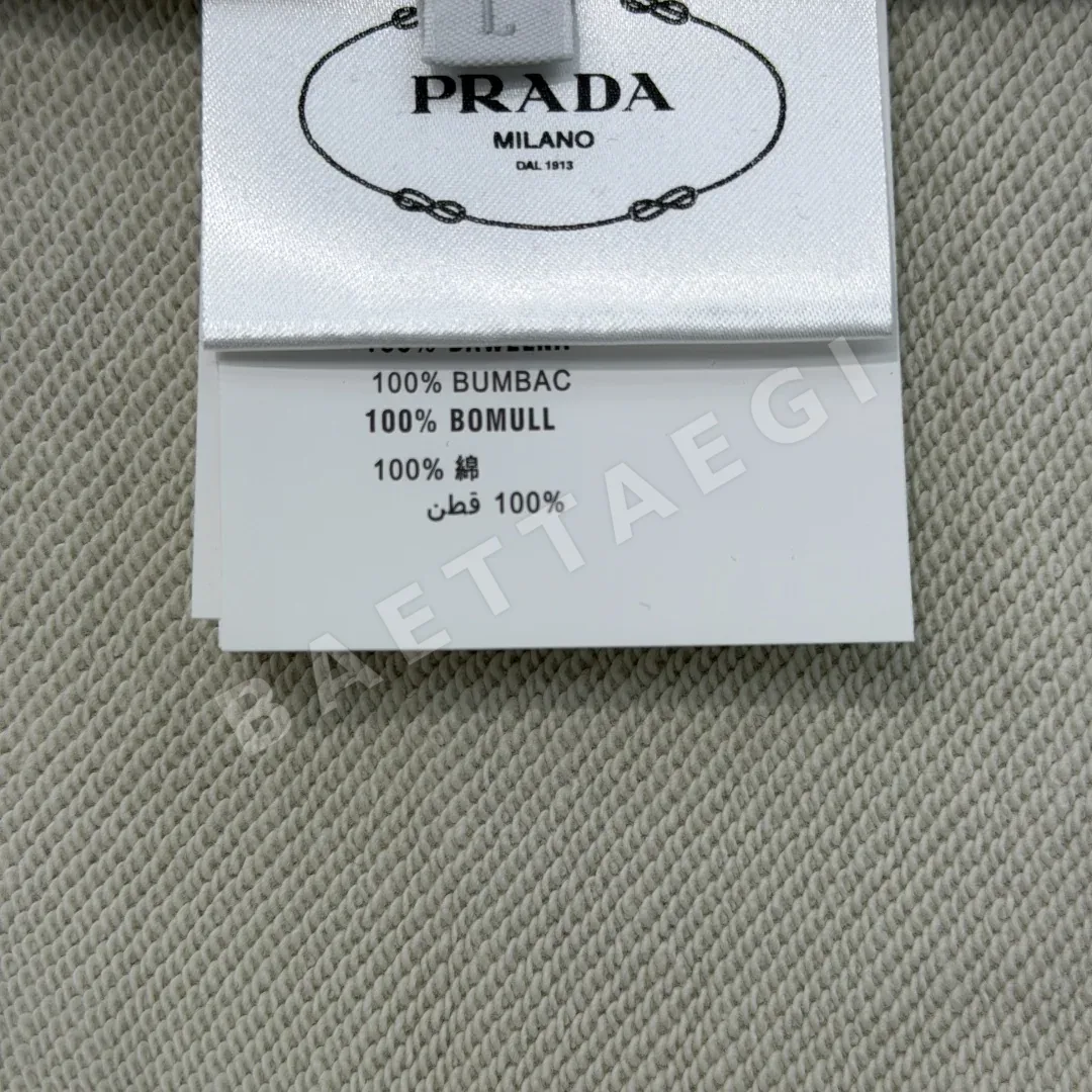 프라다 프린트 코튼 후드 가디건 남성 자켓 상세 이미지 9